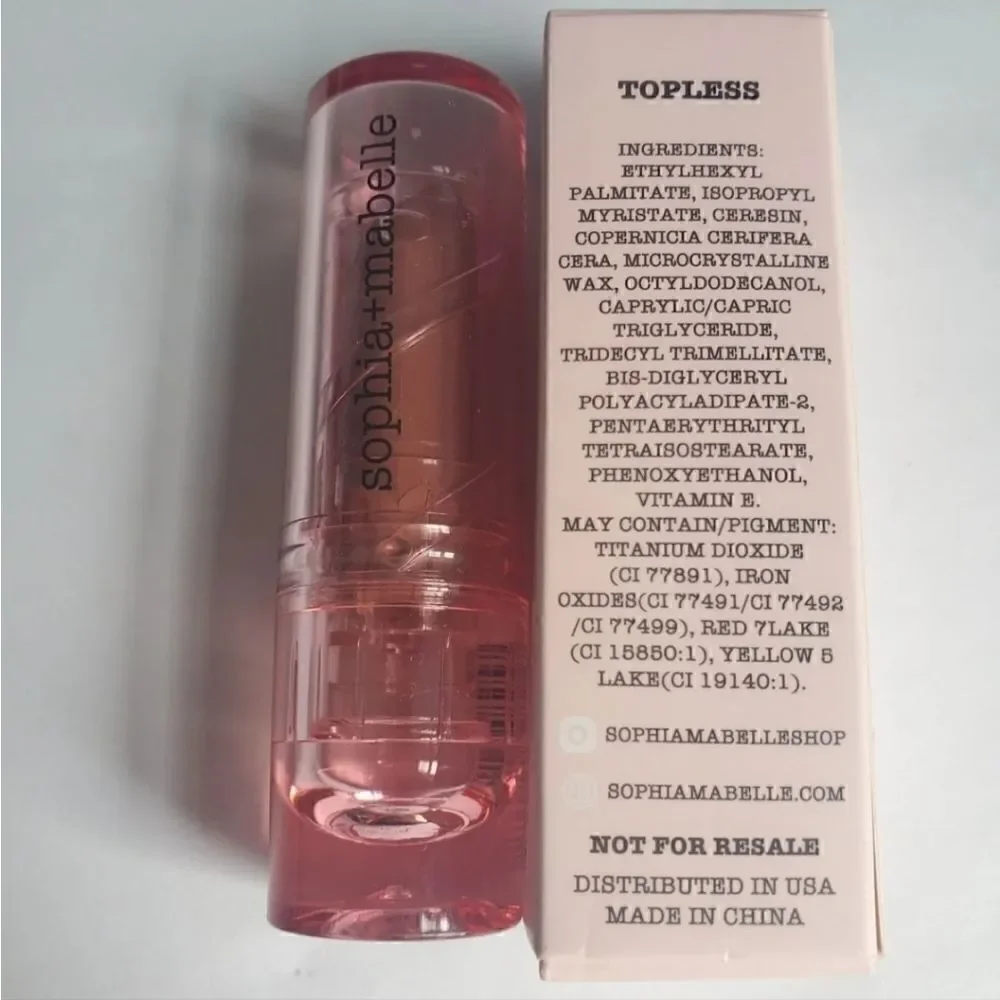 Sophia and Mabelle hyrdating hybrid 2 in 1 lipstick balm